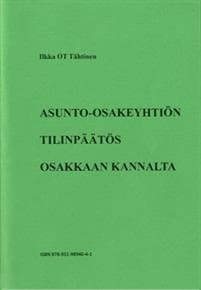 Asunto-osakeyhtiön tilinpäätös osakkaan kannalta