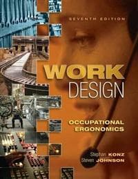 Work Design: Occupational Ergonomics