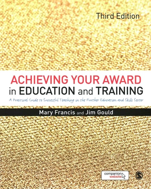 Achieving Your Award in Education and Training