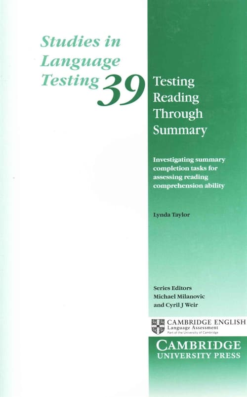 Testing Reading through Summary