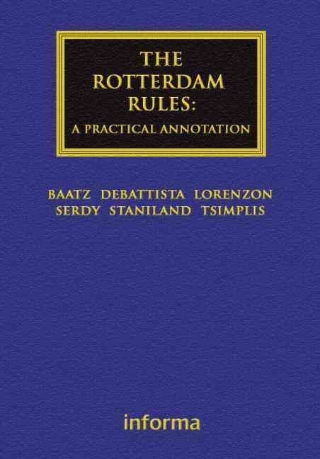 The Rotterdam Rules