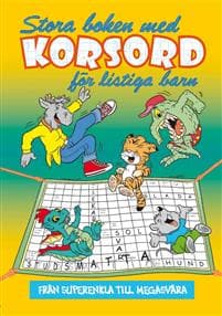 Stora boken med korsord för listiga barn