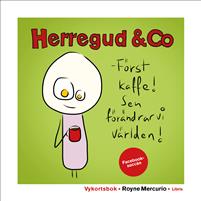 Vykortsbok med Herregud & Co
