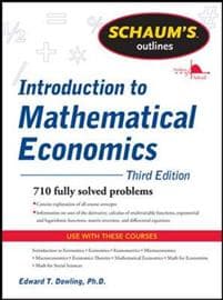 Schaum's Outline of Introduction to Mathematical Economics