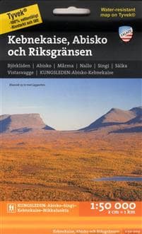 Kebnekaise, Abisko och Riksgränsen 1:50.000