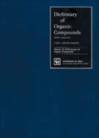 Dictionary of Organic Compounds, Sixth Edition, Supplement 1