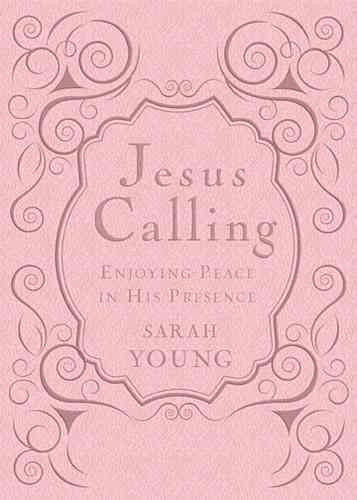 Jesus Calling, Pink Leathersoft, with Scripture references
