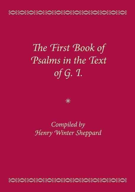 The First Book of Psalms in the Text of G.1.