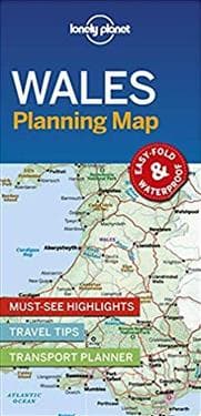 Lonely Planet Wales Planning Map
