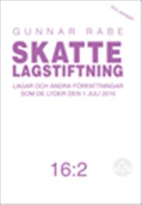 Skattelagstiftning 2016