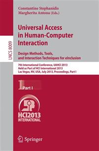 Universal Access in Human-Computer Interaction 2013