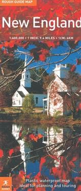 Rough Guide to New England Map