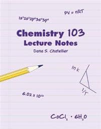 Chemistry 103 Lecture Notes