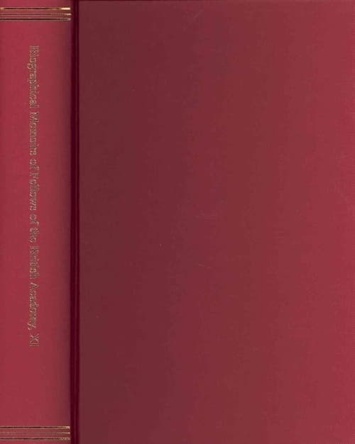 Biographical Memoirs of Fellows of the British Academy, XI