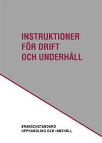 Instruktioner för drift och underhåll. Utg 3
