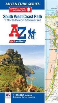 SW Coast Path North DevonSomerset Adventure Atlas