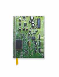 Circuit Board Green Foiled Pocket Notebook
