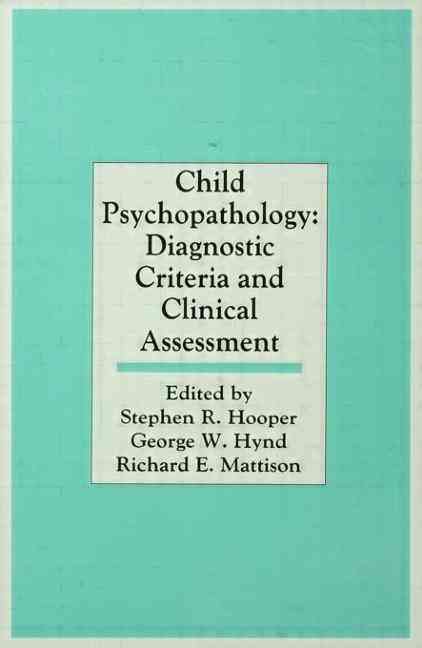 Child Psychopathology