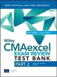 Wiley CMAexcel Learning System Exam Review 2019