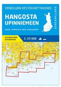 Veneilijän Kestokarttavihko, Upinniemi-Hanko, 1:55 000