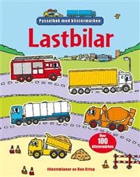 Lastbilar - pysselbok med klistermärken