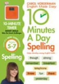 Miniatyrbillede 1 af 2: 10 Minutes A Day Spelling, Ages 5-7 (Key Stage 1)