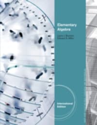 Elementary Algebra, International Edition