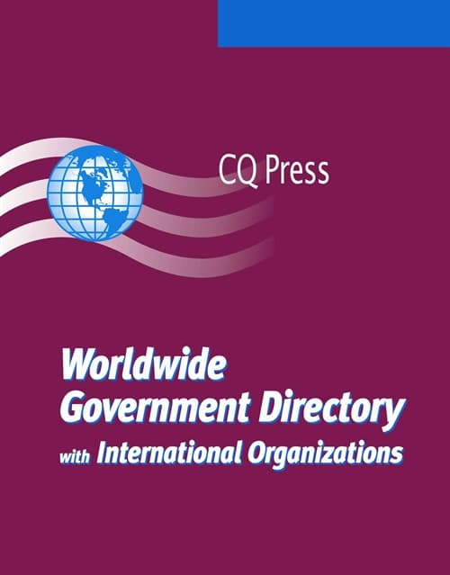 Worldwide Government Directory with Intergovernmental Organizations 2012