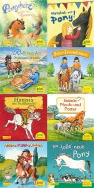 Pixi-Serie Nr. 259. Ponygeschichten mit Pixi (8x8 Exemplare)
