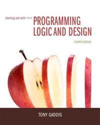 Starting Out With Programming Logic & Design