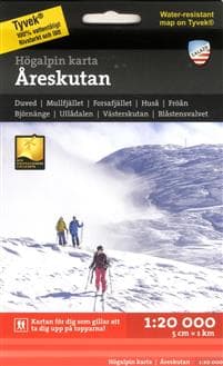 Högalpin karta: Åreskutan 1:20.000