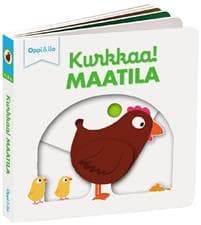Kurkkaa! Maatila -pahvikirja 0-3 v