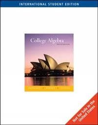 College Algebra, International Edition