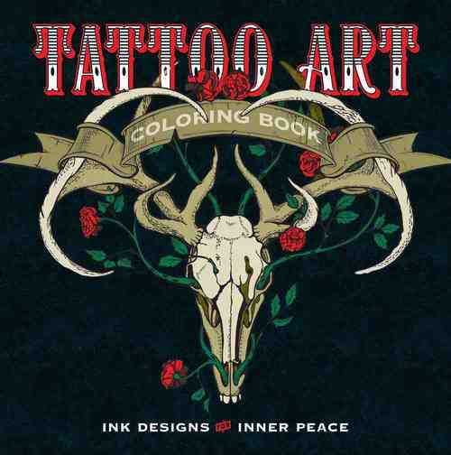 Tattoo Art Coloring Book
