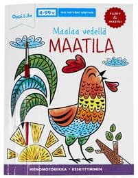 Maalaa vedellä MAATILA - puuhakirja 4-99 v
