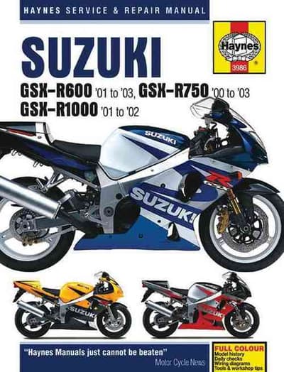 Suzuki GSX-R600, R750 & R1000