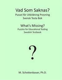 What's Missing? Puzzles for Educational Testing: Swedish Testbook