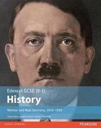 Edexcel GCSE (9-1) History Weimar and Nazi Germany, 1918-1939 Student Book