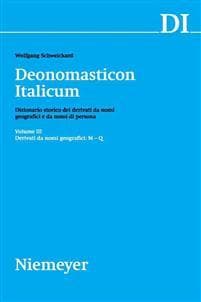 Derivati Da Nomi Geografici (M-Q)