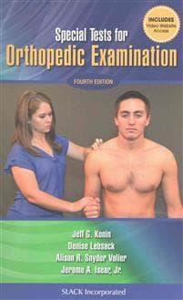 Special Tests for Orthopedic Examination
