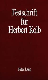 Festschrift Fuer Herbert Kolb