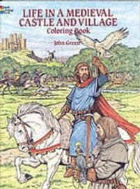 Life in a Medieval Castle Coloring Book