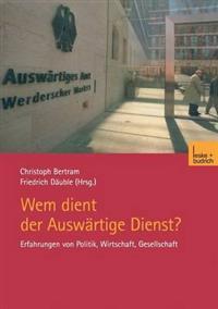 Wem Dient Der Ausw rtige Dienst?