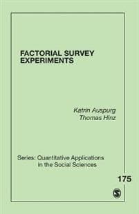 Factorial Survey Experiments