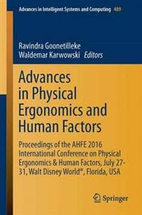 Advances in Physical Ergonomics and Human Factors