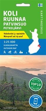 Koli-Ruunaa-Patvinsuo-Petkeljärvi ulkoilukartta, 1:25 000