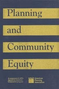 Planning and Community Equity