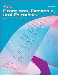 Corrective Mathematics Fractions, Decimals, and Percents, Workbook