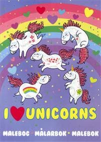 Unicorn Målarbok