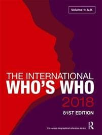 The International Who's Who 2018